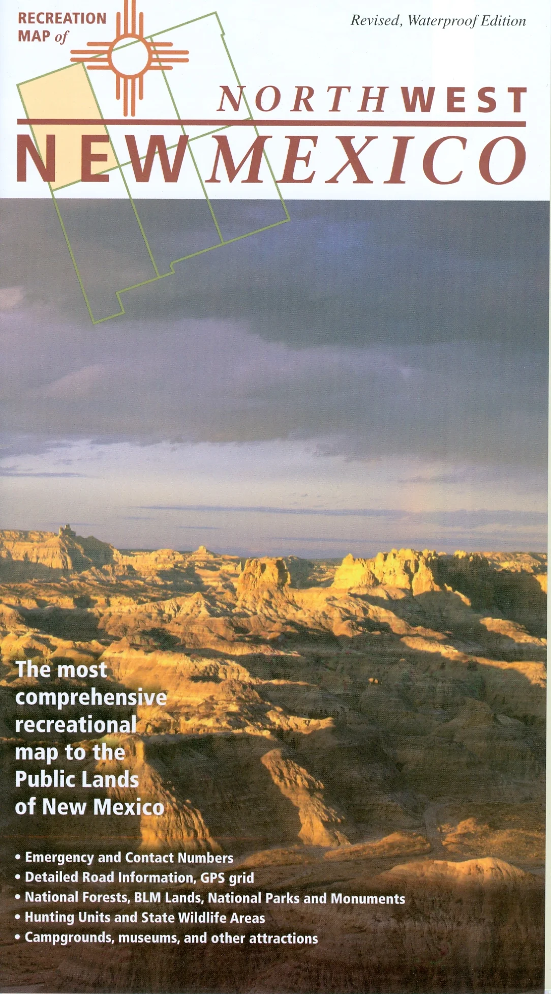 Map: New Mexico Recreation Northwest - Image 3