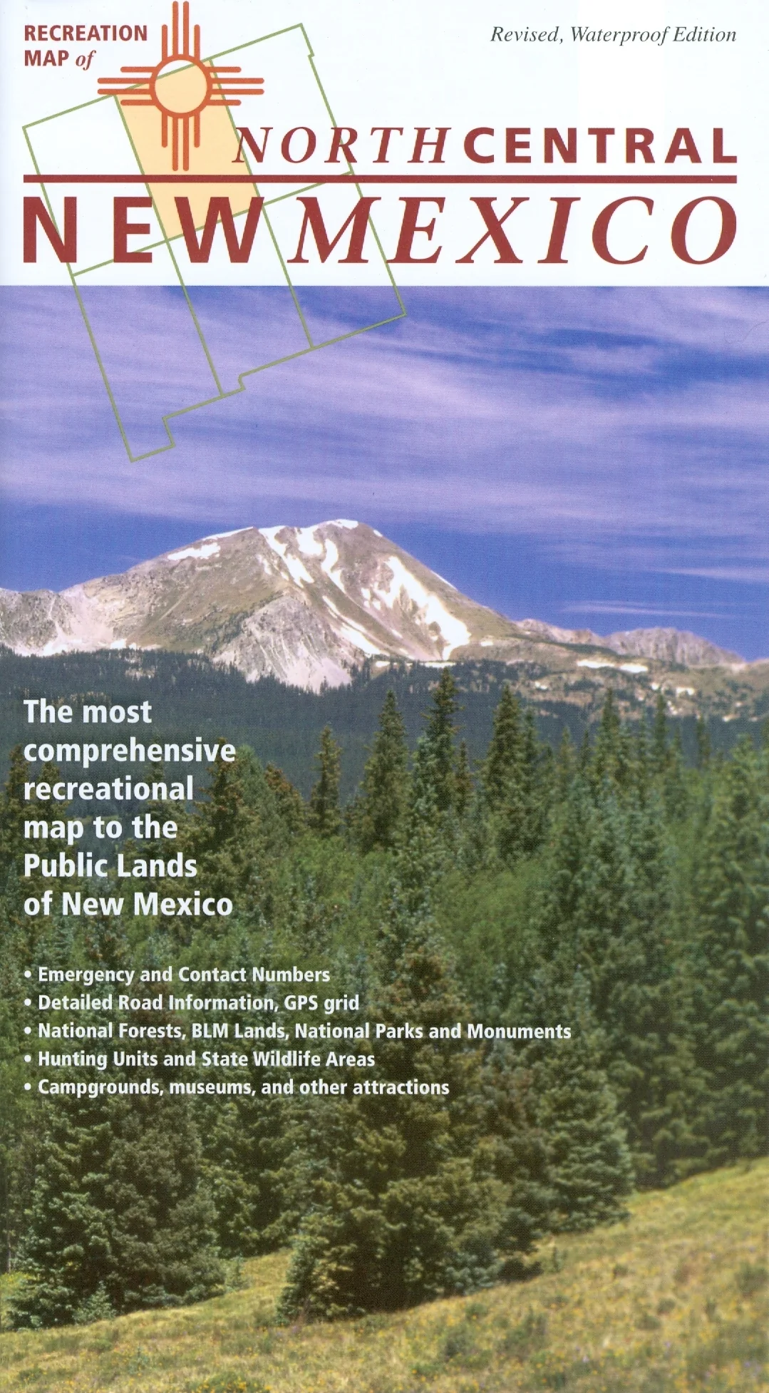 Map: New Mexico Recreation Northcentral - Image 3
