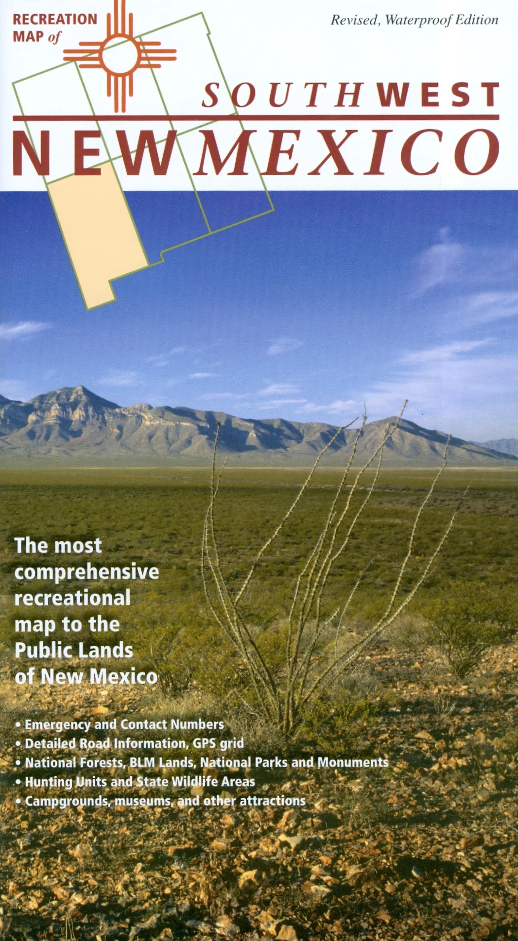 Map: New Mexico Recreation Southwest - Image 3