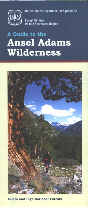 Map: Ansel Adams Wilderness CA - Image 2