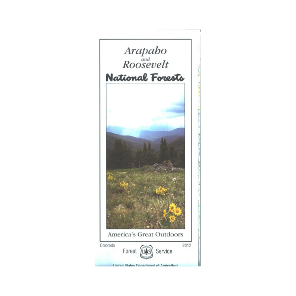 Map: Arapaho/Roosevelt National Forests (2012) CO