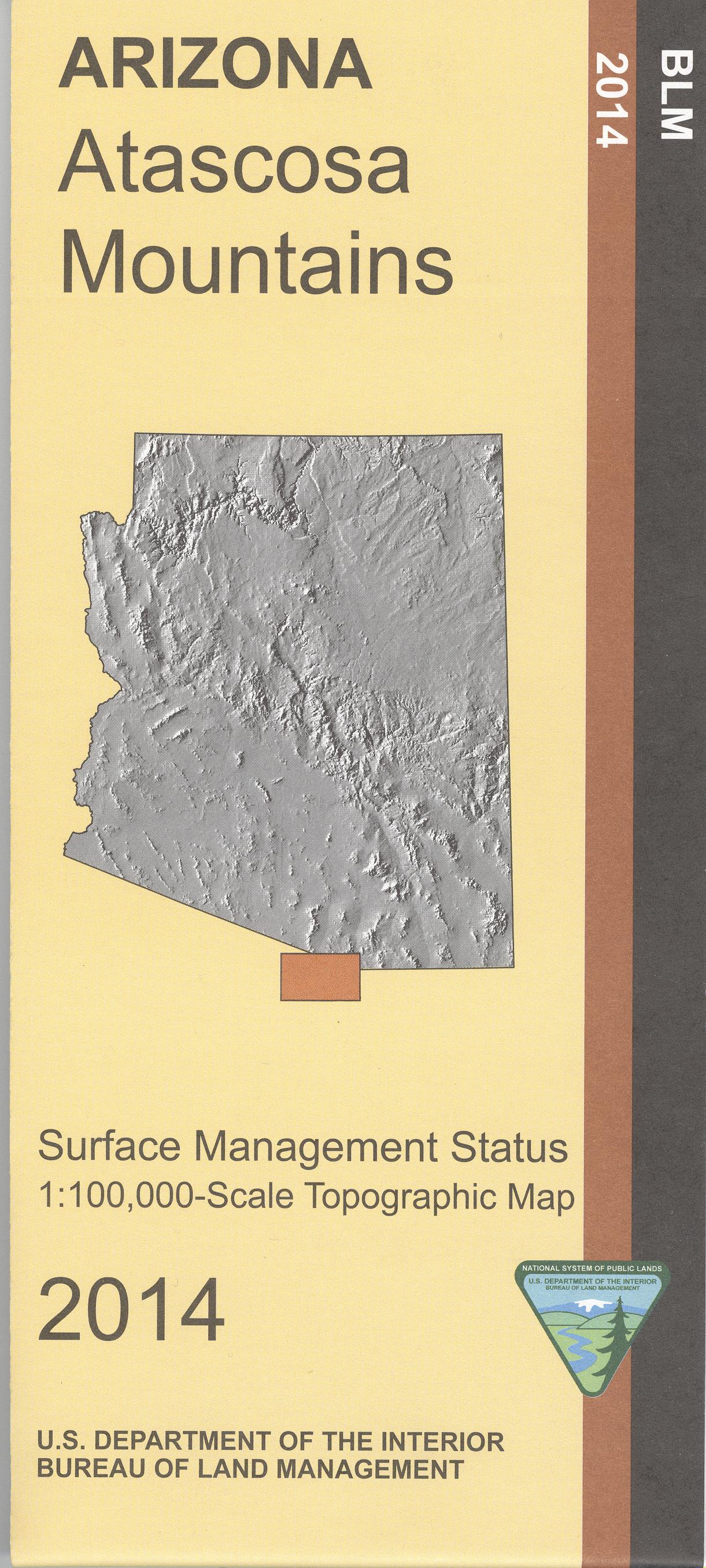 Map: Atascosa Mountains AZ - AZ103S - Image 2