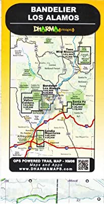 Map: Bandelier Los Alamos (Dharma Maps) NM