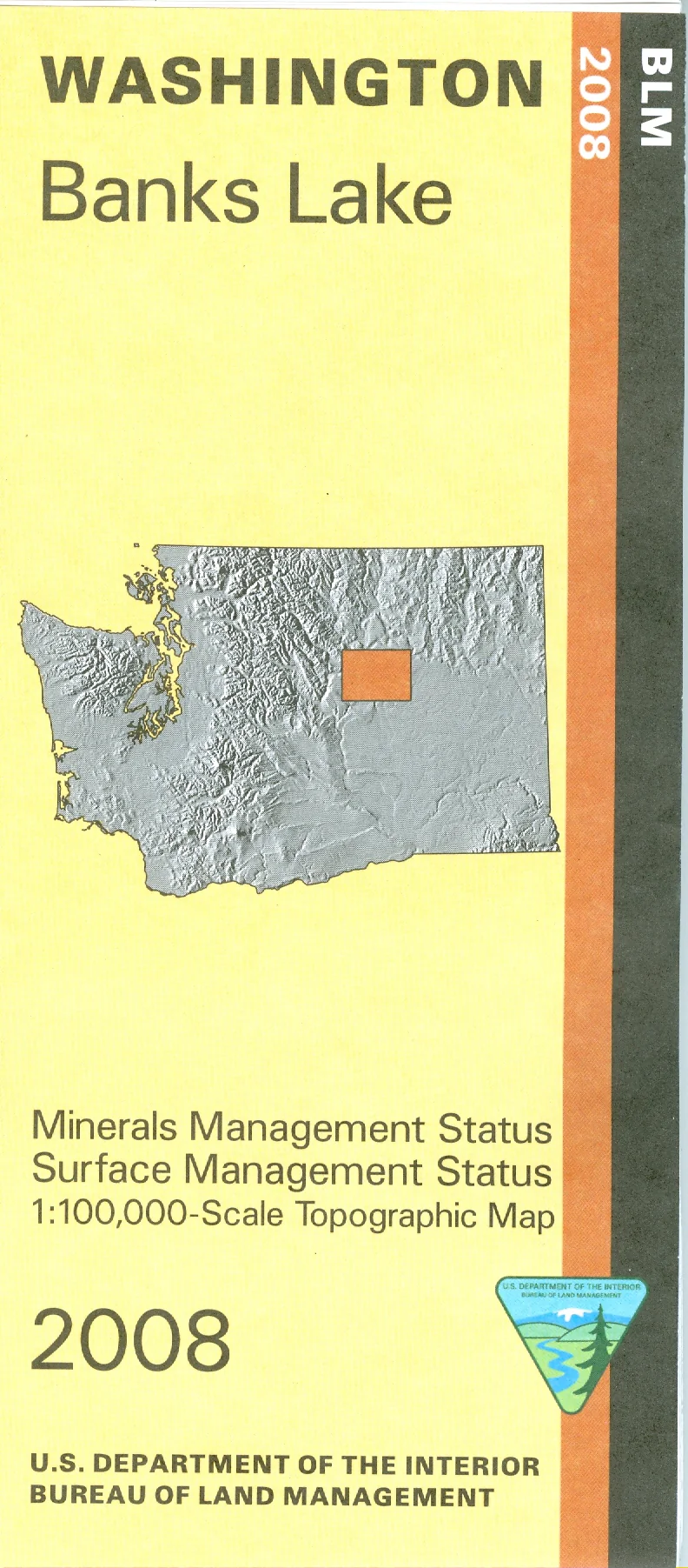 Map: Banks Lake WA (MINERAL) - WA002SM - Image 2