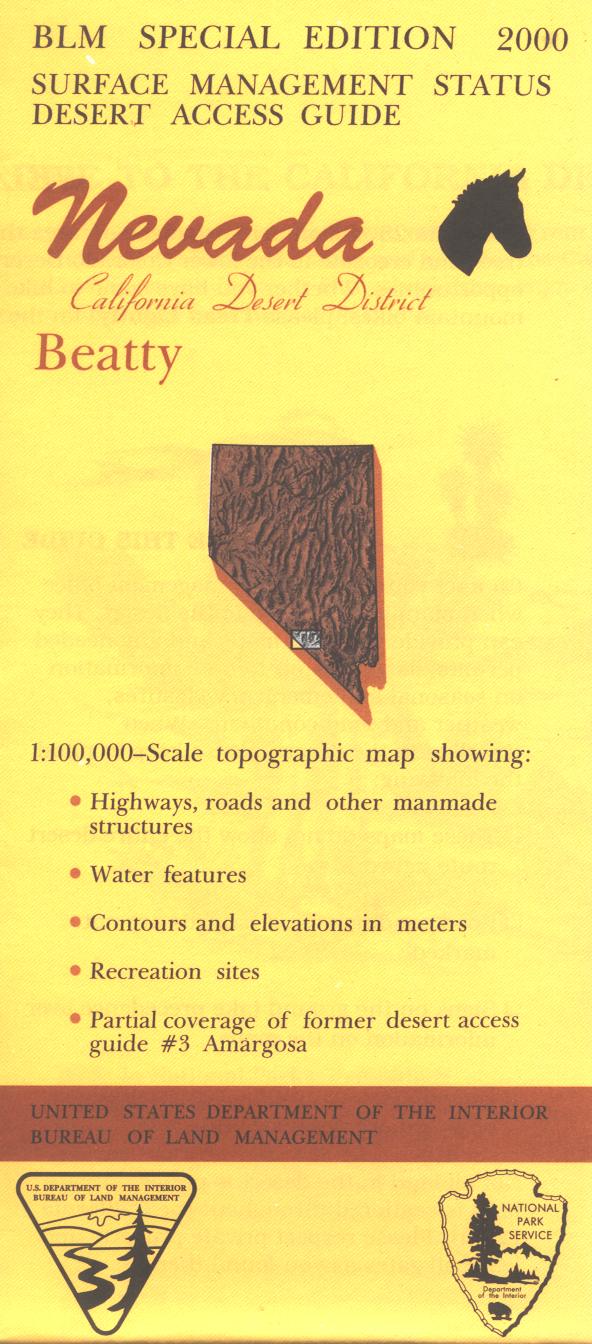 Map: Beatty NV - NV102S - Image 2