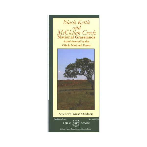 Map: Cibola NF, Black Kettle/McClellan Creek Nat'l Grasslands