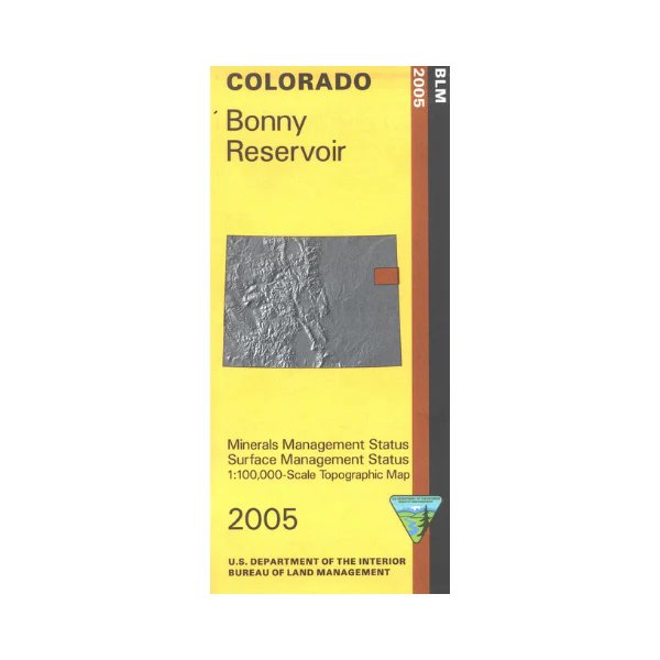 Map: Bonny Reservoir CO - CO105S