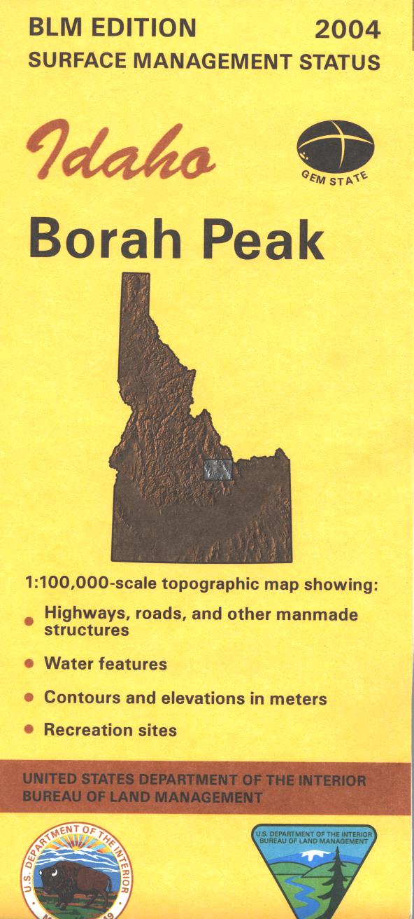 Map: Borah Peak ID - ID1008S - Image 2