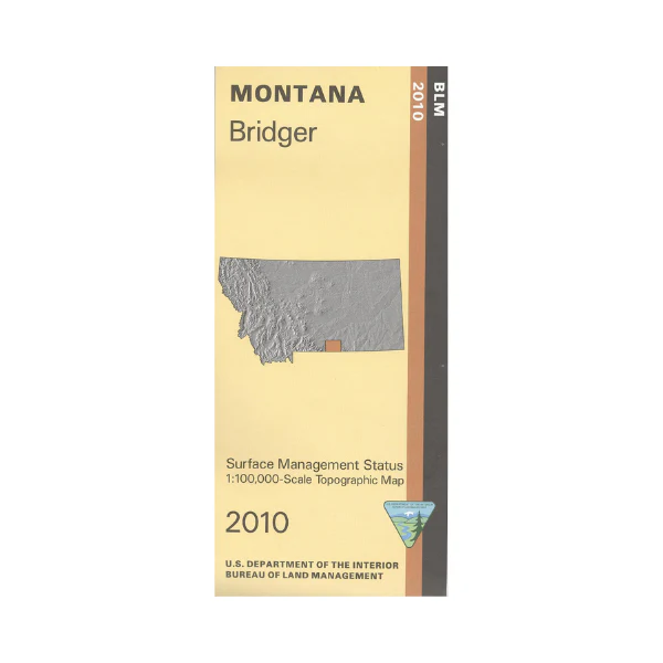 Map: Bridger MT - MT1025S