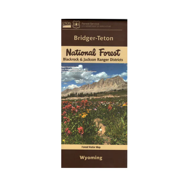 Map: Bridger Teton NF WY - Blackrock, Jackson