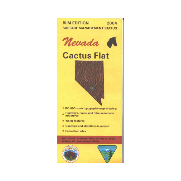 Map: Cactus Flat NV - NV107S