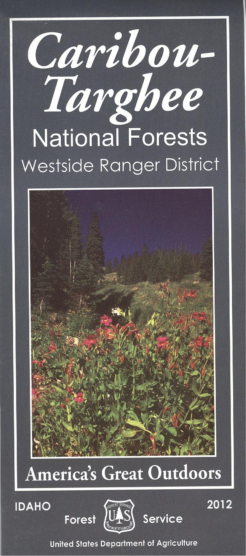 Map: Caribou-Targhee National Forest ID Westside - Image 2
