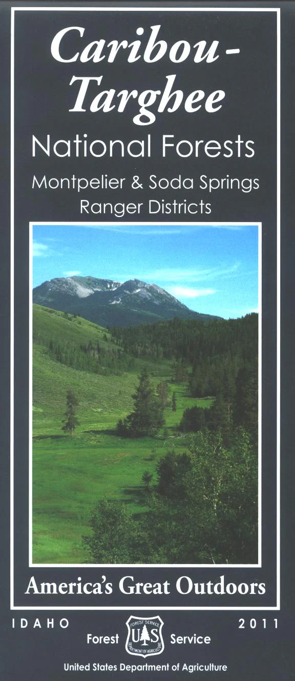 Map: Caribou-Targhee NF ID Montpelier & Soda Springs - Image 2