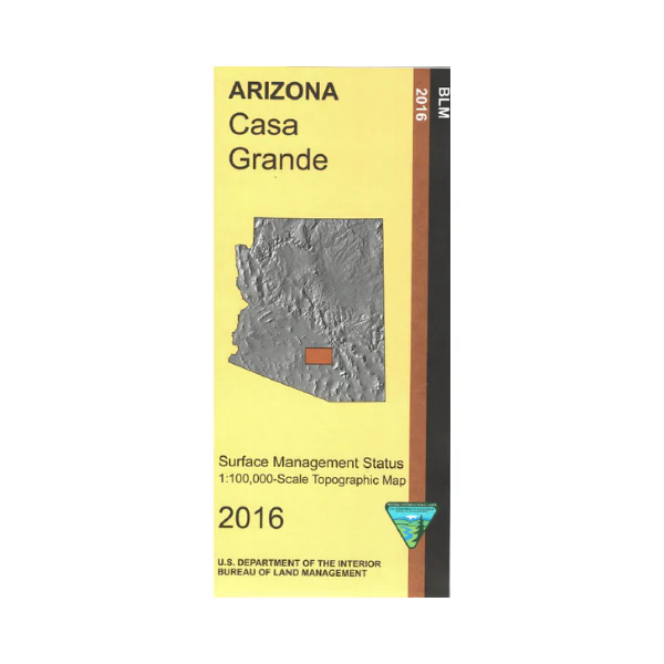 Map: Casa Grande AZ - AZ109S