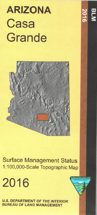 Map: Casa Grande AZ - AZ109S - Image 2