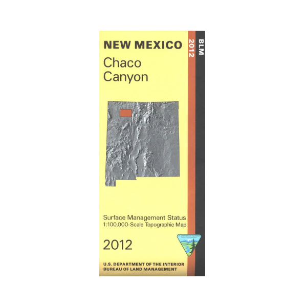 Map: Chaco Canyon NM - NM013S