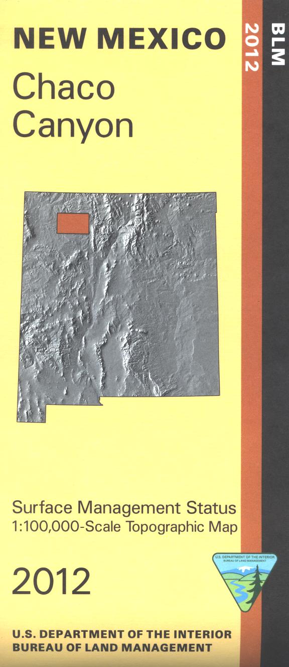Map: Chaco Canyon NM - NM013S - Image 2