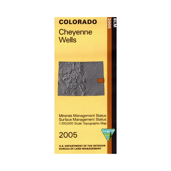 Map: Cheyenne Wells CO (SURFACE)- CO111S