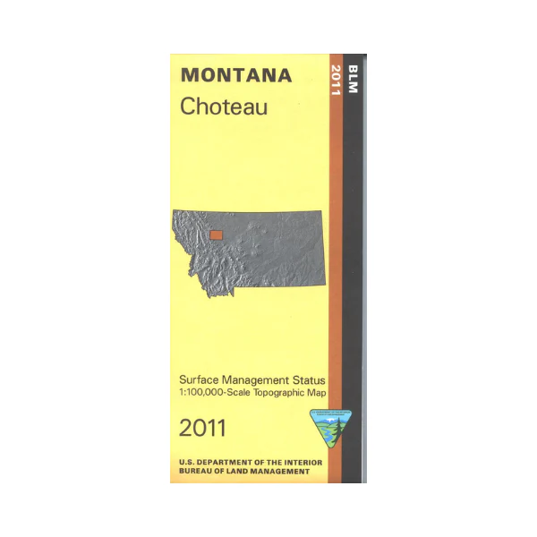 Map: Choteau MT - MT1040S