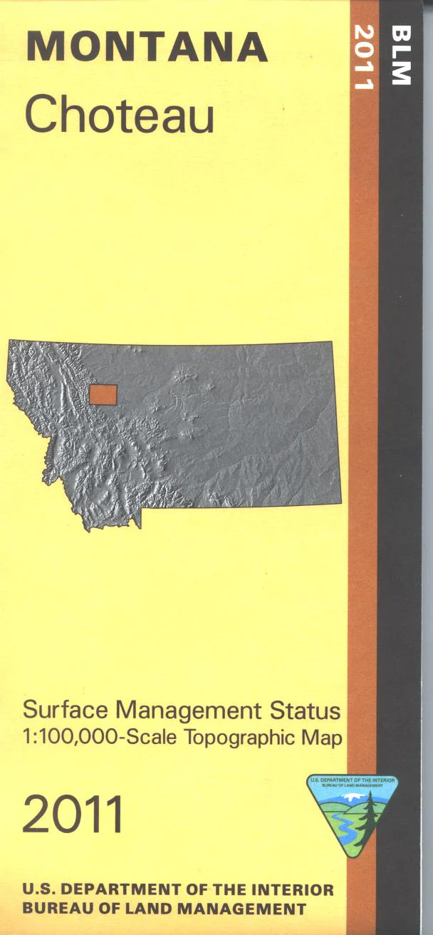 Map: Choteau MT - MT1040S - Image 2