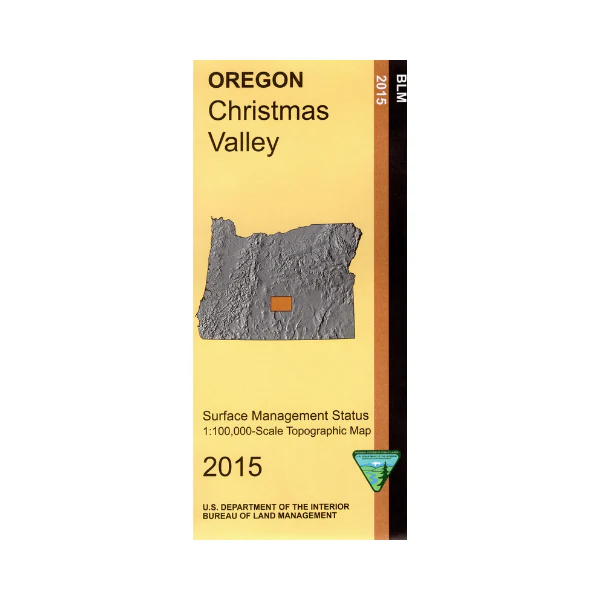 Map: Christmas Valley OR - OR011S