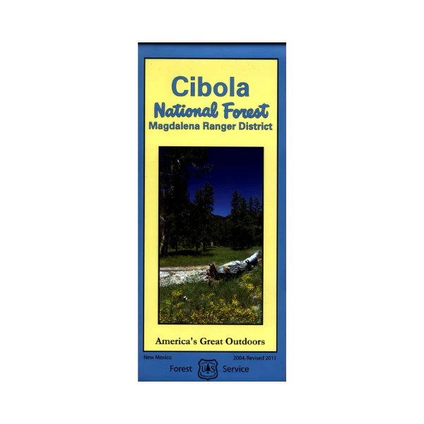 Map: Cibola National Forest NM Magdalena RD