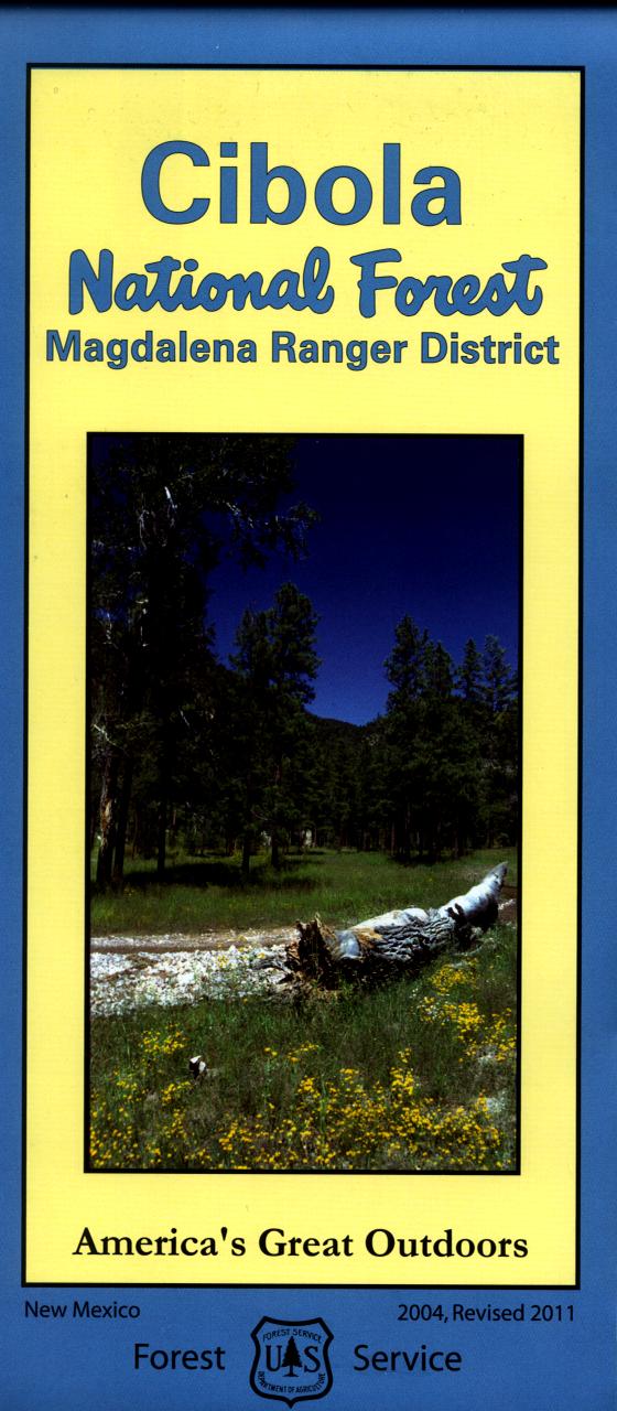 Map: Cibola National Forest NM Magdalena RD - Image 2