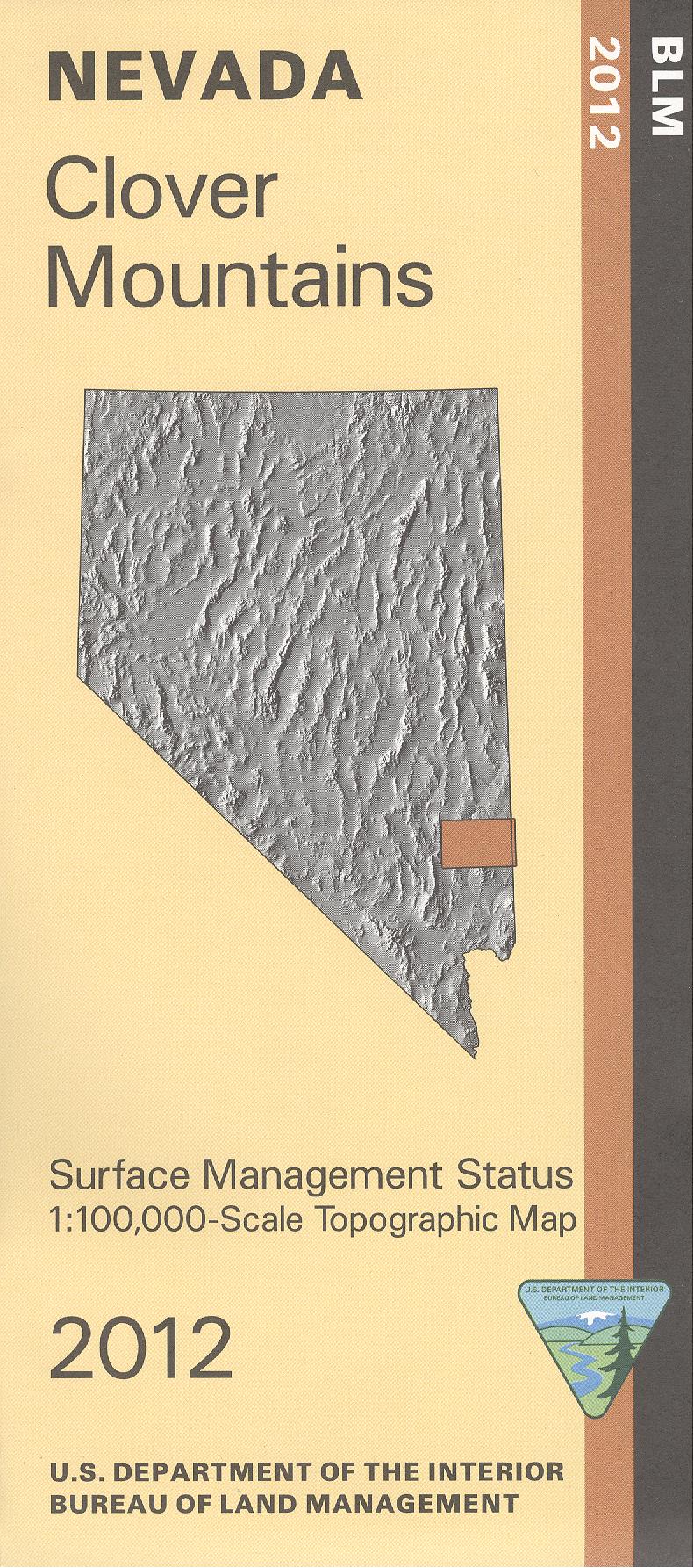 Map: Clover Mountains NV - NV111S - Image 2