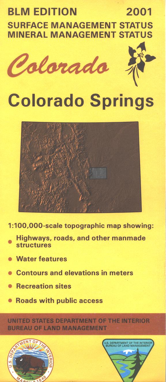 Map: Colorado Springs CO - CO112S - Image 2