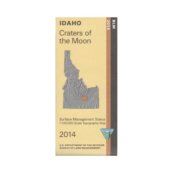 Map: Craters of the Moon ID - ID1017S