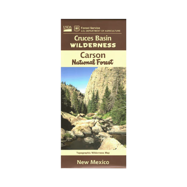 Map: Carson NF, Cruces Basin Wilderness NM