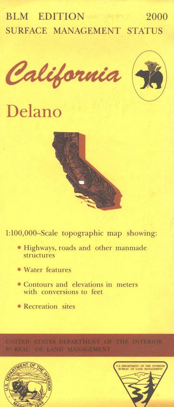 Map: Delano CA - CA125S - Image 2