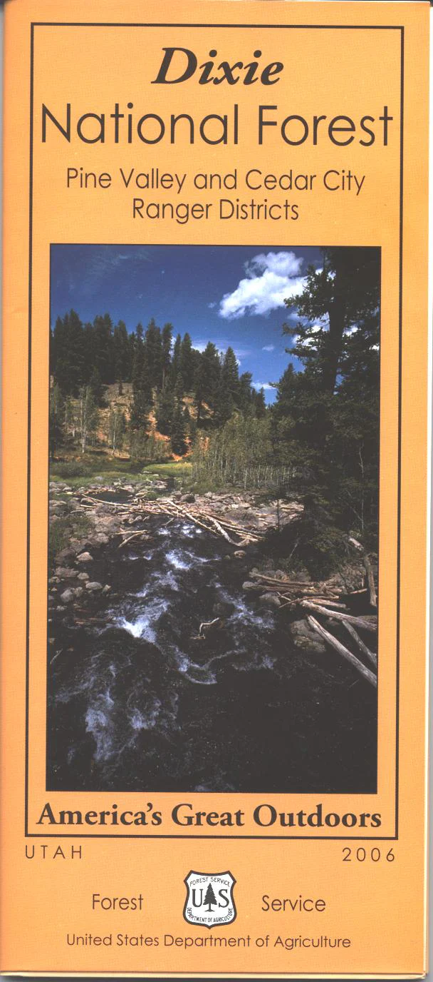 Map: Dixie National Forest UT - Pine Valley Cedar City - Image 2
