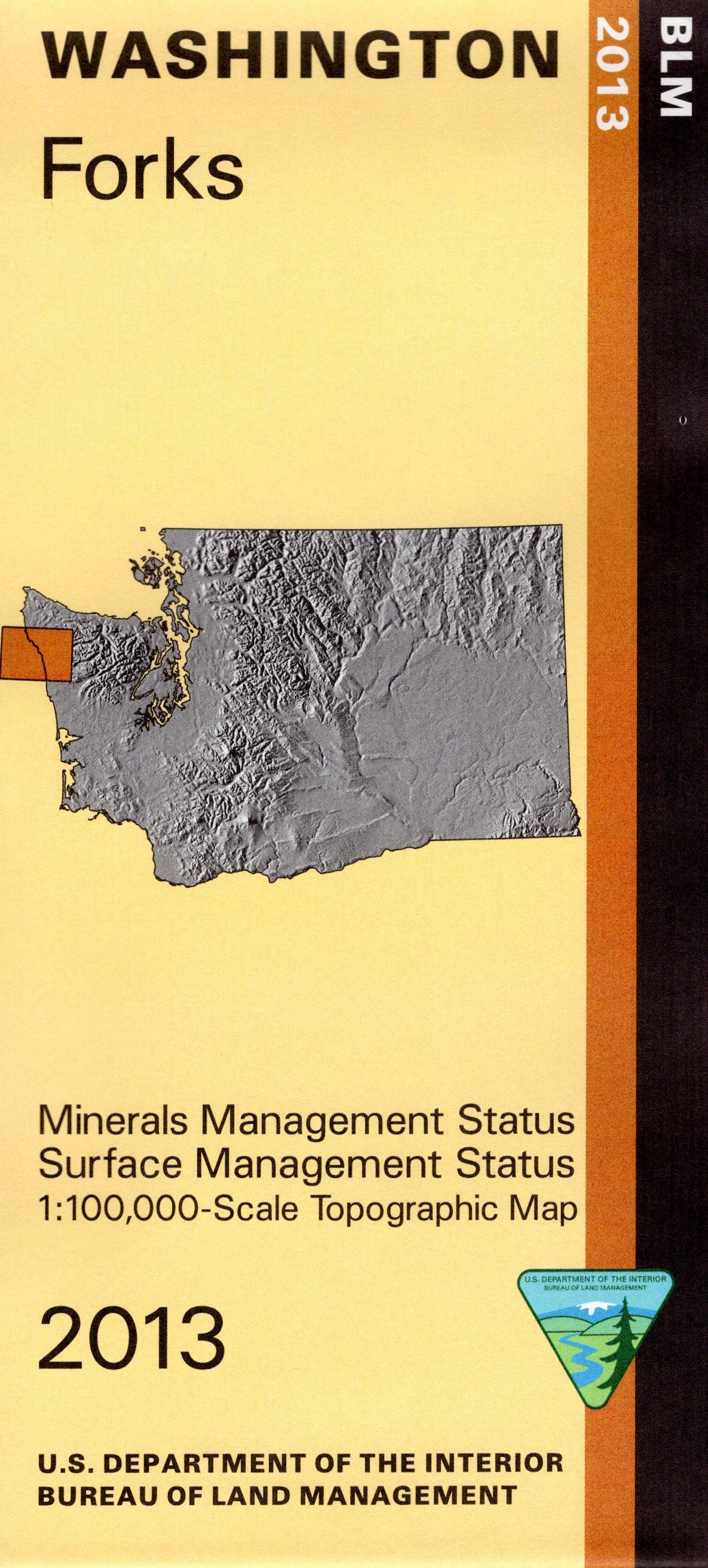 Map: Forks WA (MINERAL) - WA014SM - Image 2