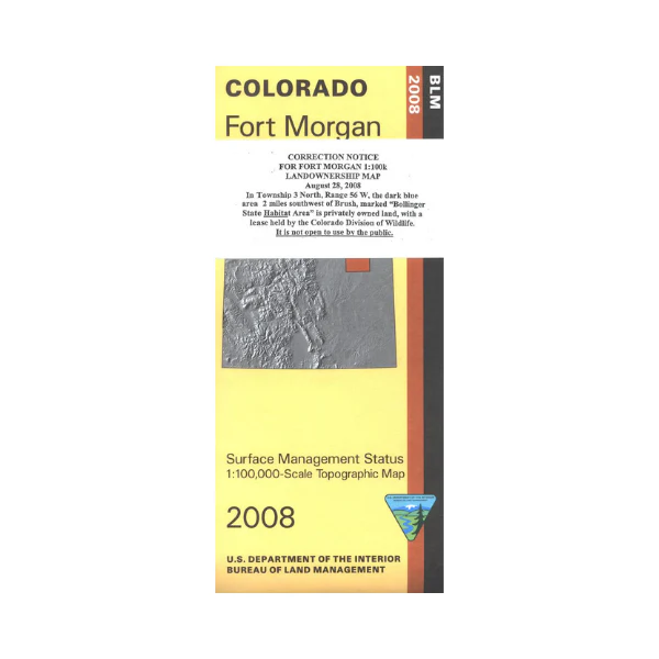 Map: Fort Morgan CO - CO125S