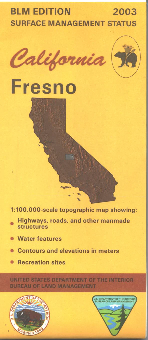 Map: Fresno CA - CA165S - Image 2