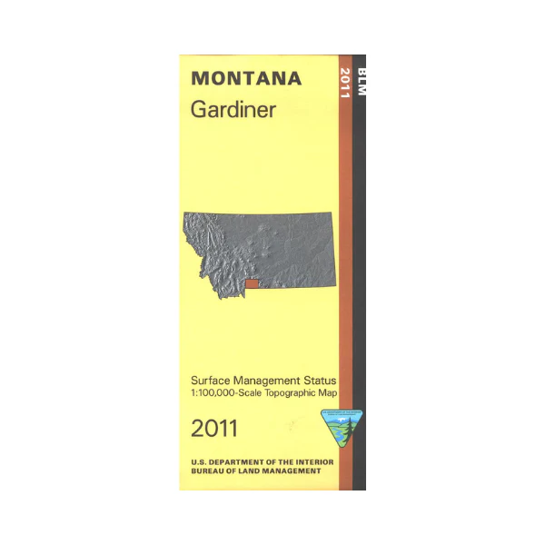 Map: Gardiner MT - MT1075S