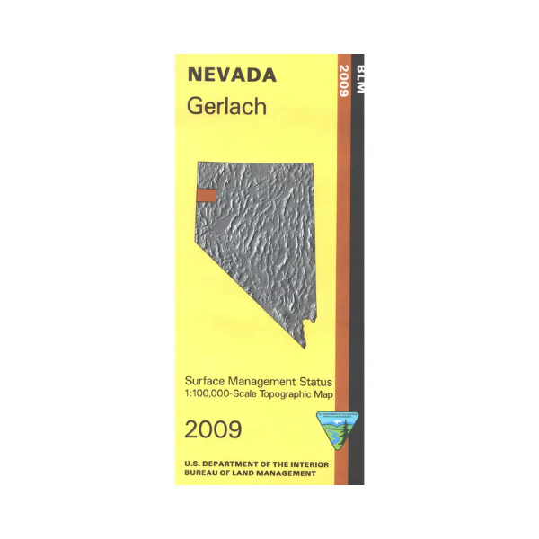 Map: Gerlach NV - NV127S