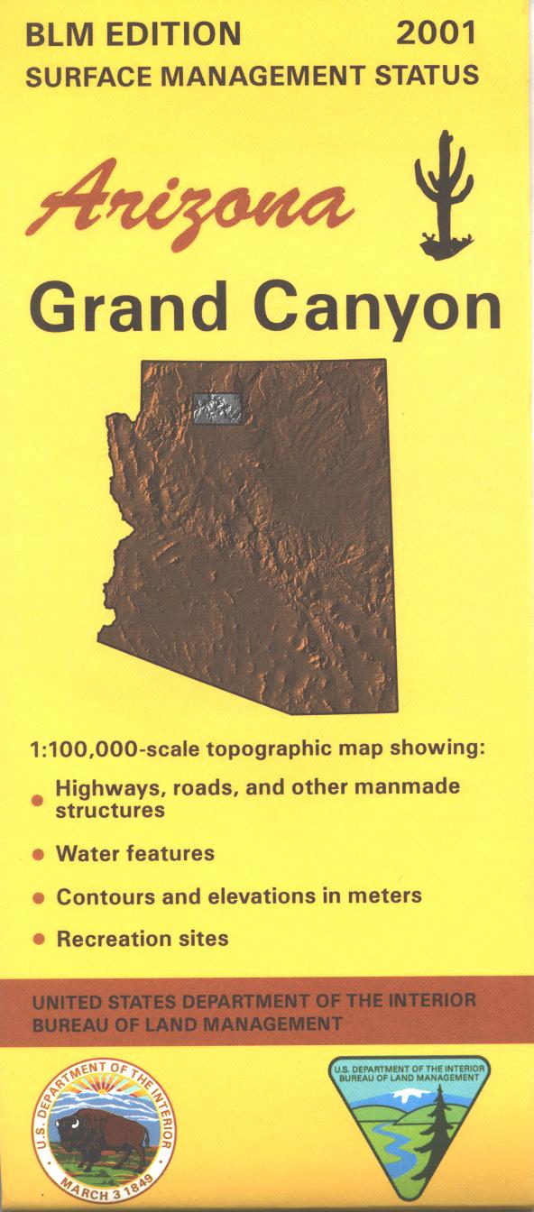 Map: Grand Canyon AZ - AZ121S - Image 2