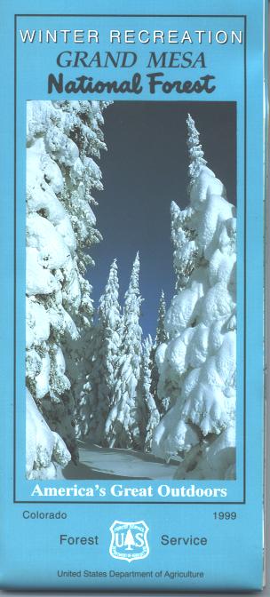 Map: Grand Mesa National Forest CO - Winter - Image 2