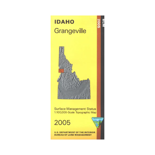 Map: Grangeville ID - ID1023S