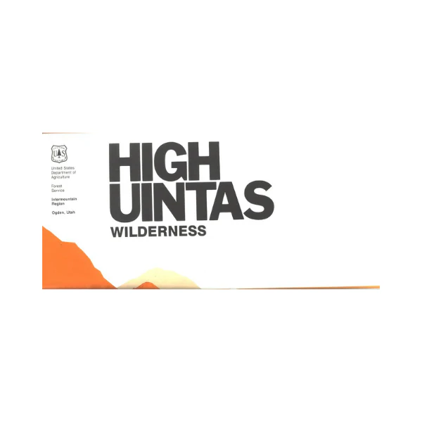 Map: High Uintas UT - Wilderness