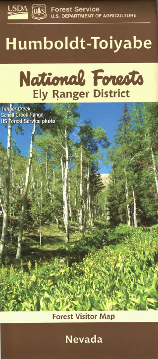 Map: Humboldt-Toiyabe NF: Ely Ranger District-NV