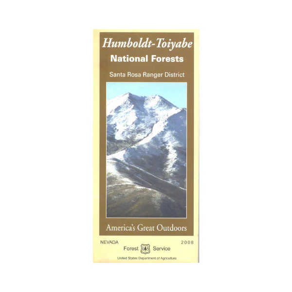 Map: Humboldt-Toiyabe NF - NV Santa Rosa