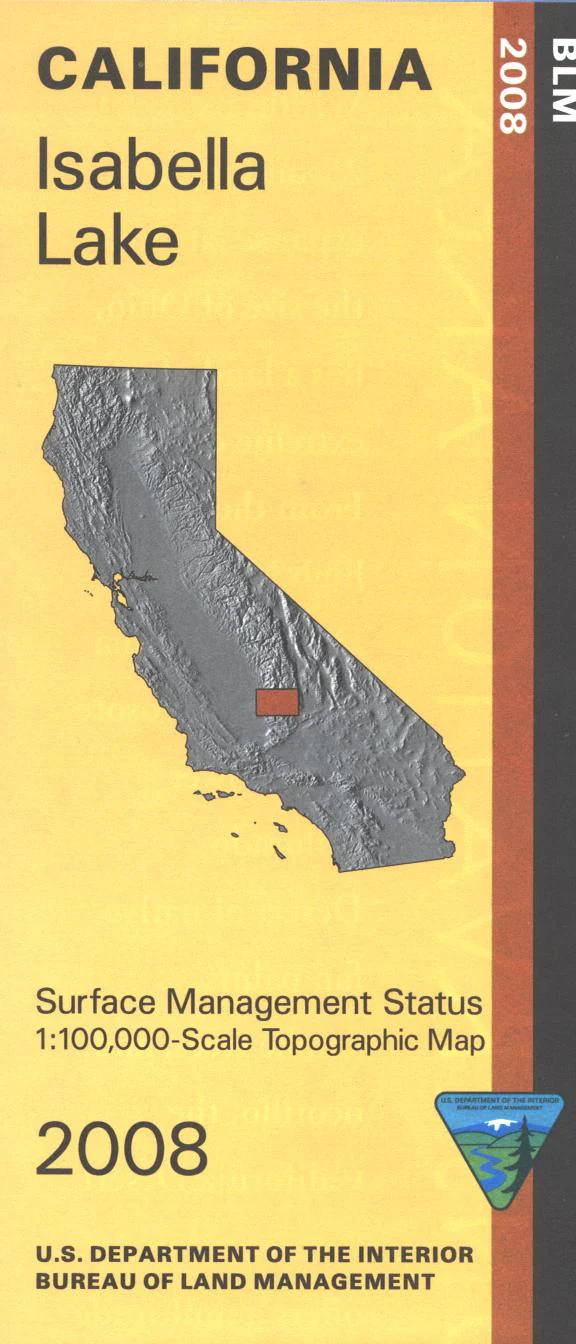 Map: Isabella Lake CA - CA200S - Image 2