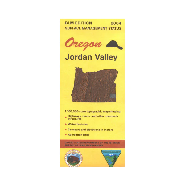 Map: Jordan Valley OR - OR029S