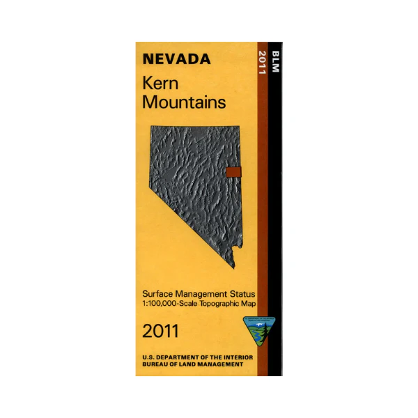 Map: Kern Mountains NV - NV136S