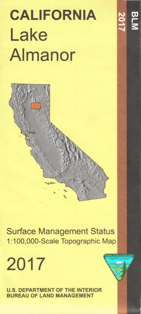 Map: Lake Almanor CA - CA215S - Image 2