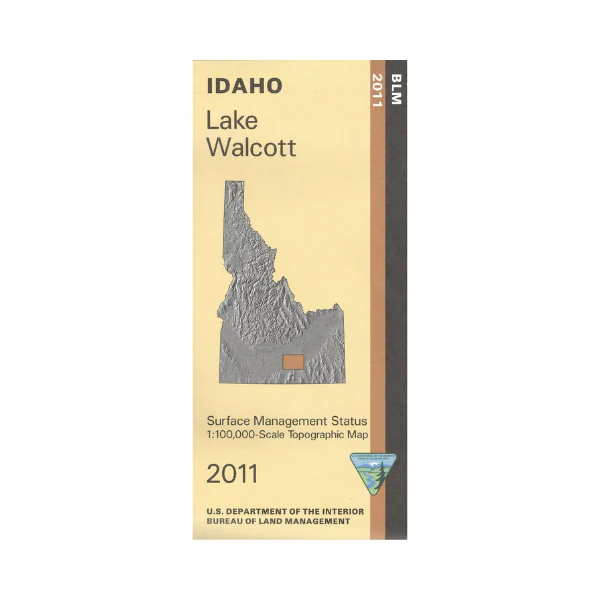 Map: Lake Walcott ID - ID1033S