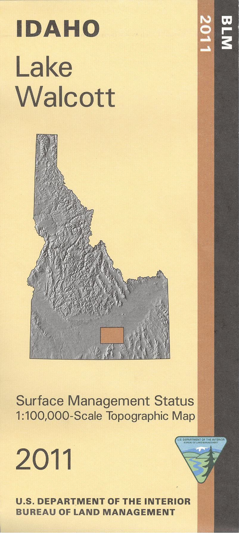 Map: Lake Walcott ID - ID1033S - Image 2